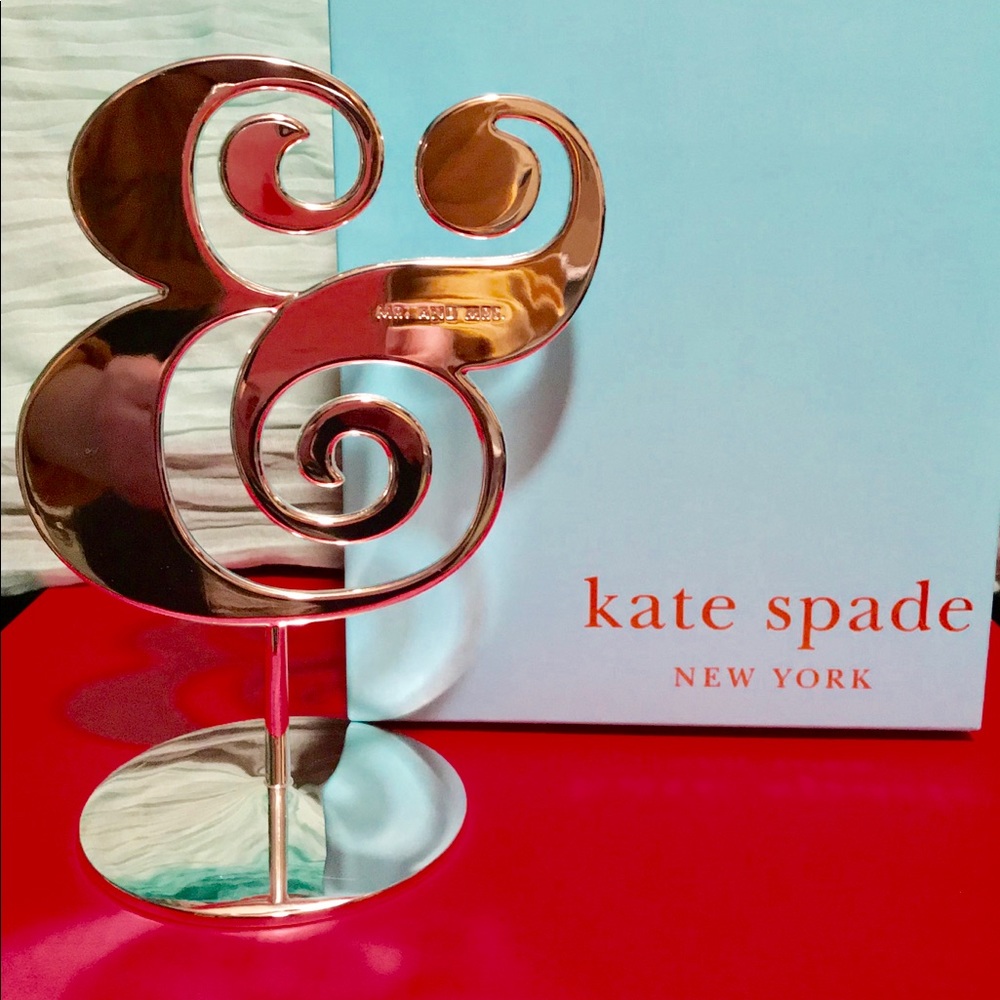 KATE SPADE "&" Wedding Cake Topper THEN Heirloom!
